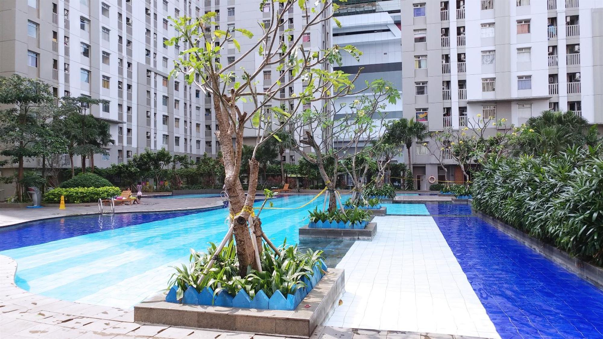2Br Cozy At Green Bay Pluit Apartment Baywalk By Travelio Jakarta Exteriör bild
